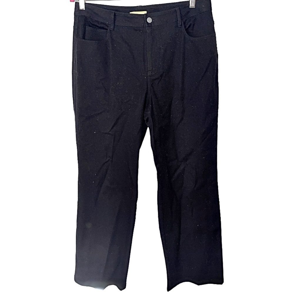 Sigrid Olsen black straight leg‎ casual pants size 14